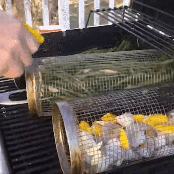🔥Rolling Grilling Basket