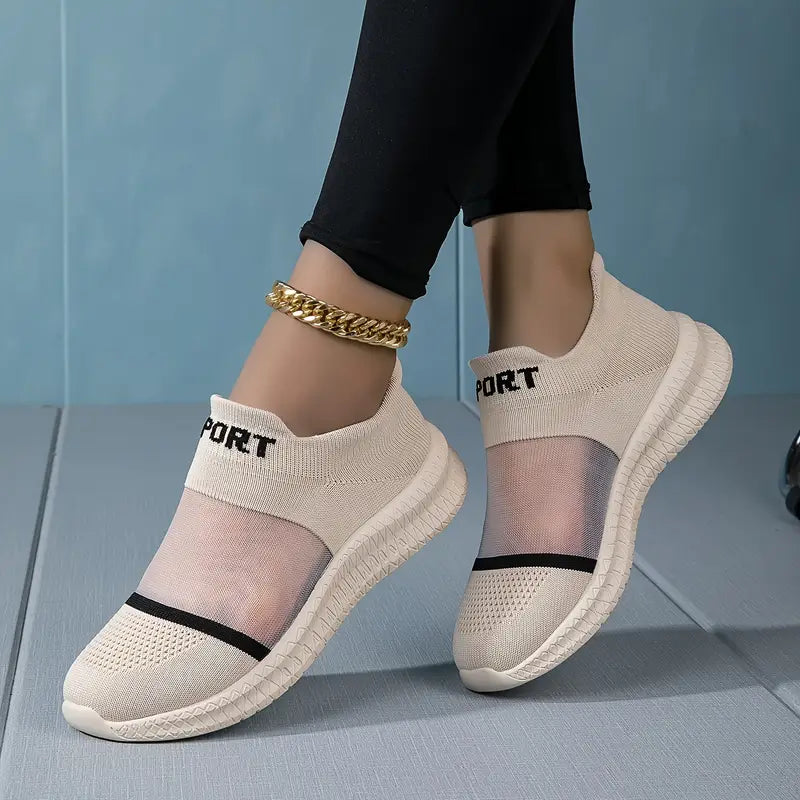 ComfortStep™ Women's Breathable Summer Slip-On Sneakers, Orthopedic Lightweight Walking Shoes