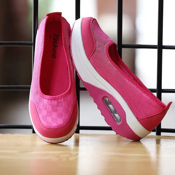 🌸🎉 Trendy Must-Have! Only a Few Left! ✨🥿💫Women's Daily Comfortable Breathable Shockproof Arch Support Orthopedic Slip-on Sneakers