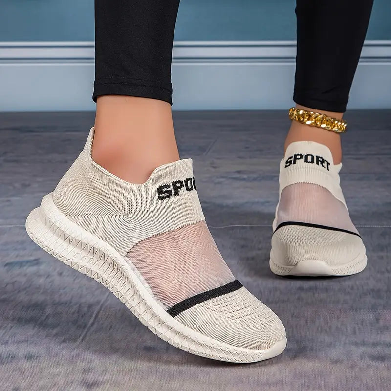 ComfortStep™ Women's Breathable Summer Slip-On Sneakers, Orthopedic Lightweight Walking Shoes