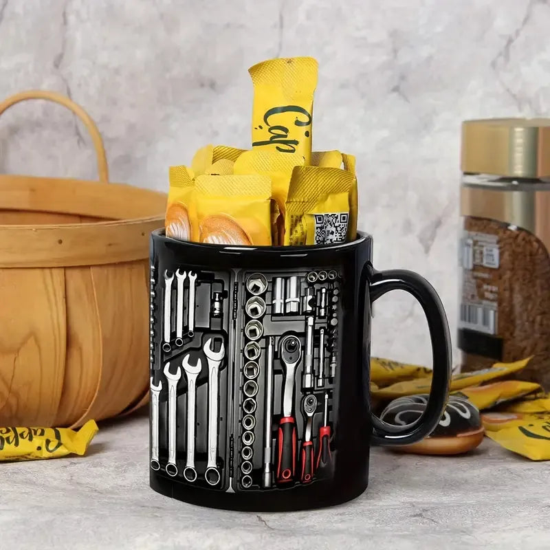 Unique 3D Mechanic Toolbox Set Coffee Mug