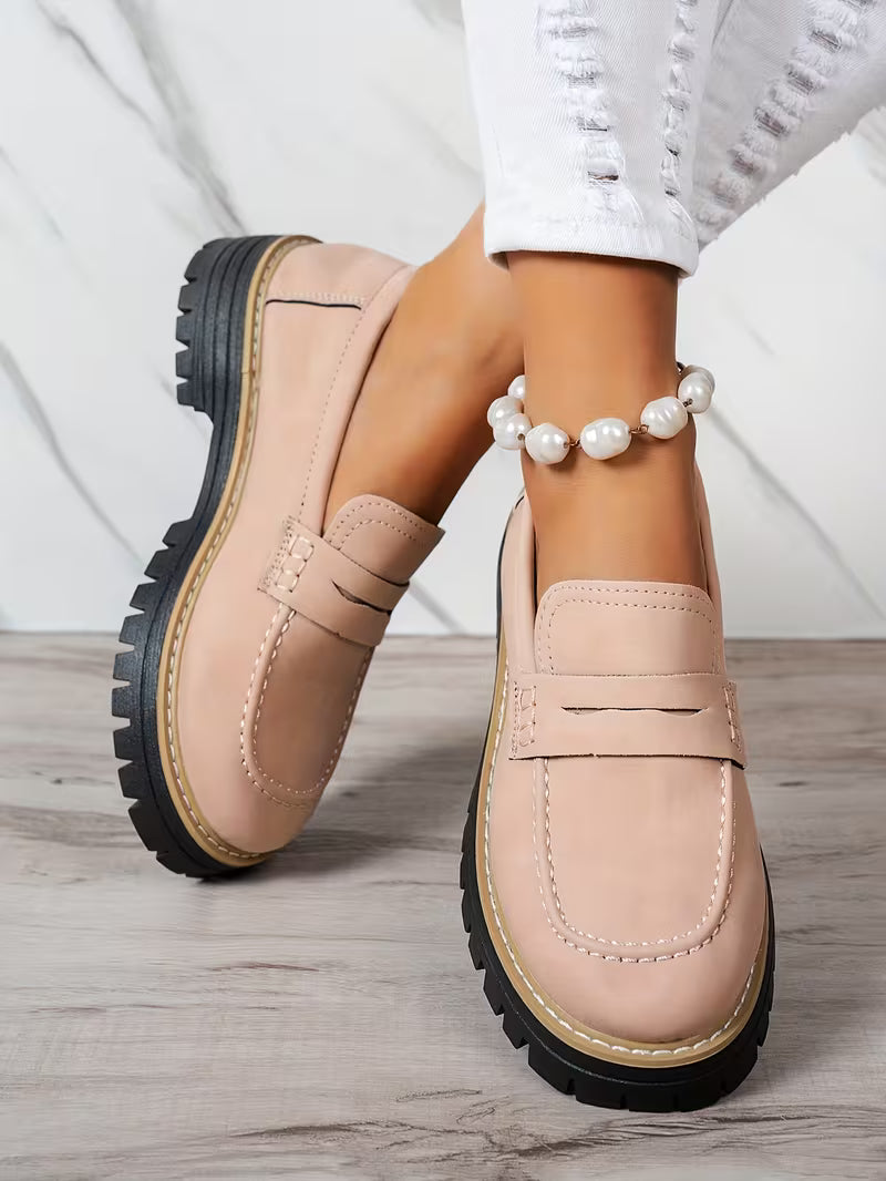 ComfortStep™ Women’s Supportive Vintage Loafers – Premium Comfort & Lightweight Walking