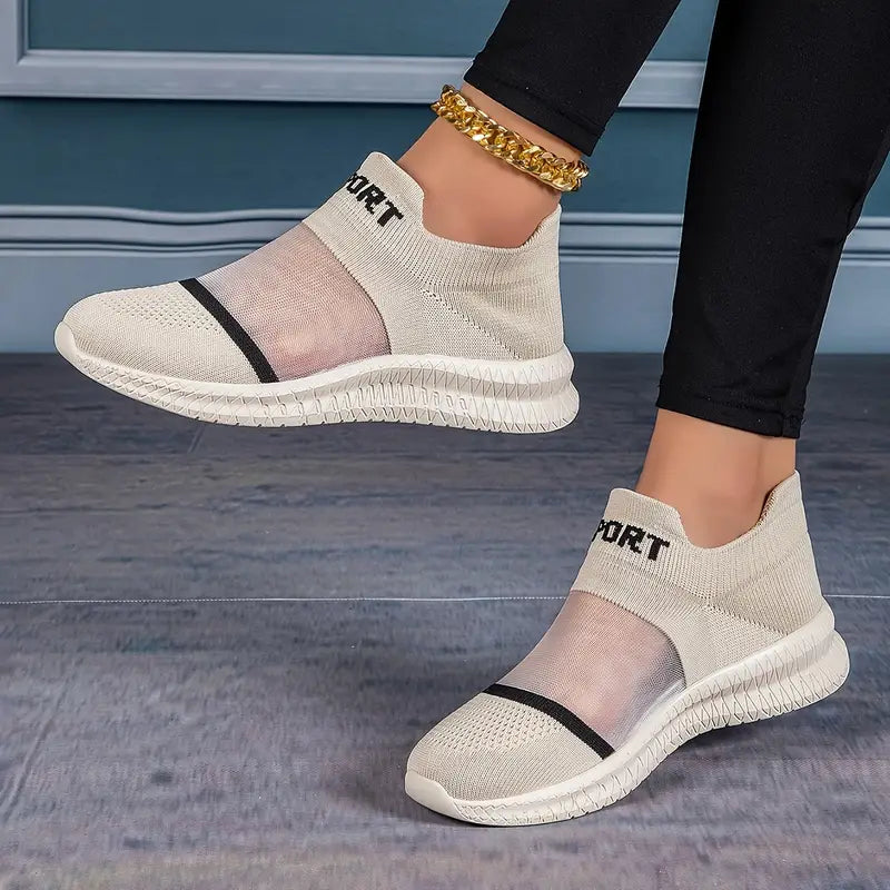 ComfortStep™ Women's Breathable Summer Slip-On Sneakers, Orthopedic Lightweight Walking Shoes