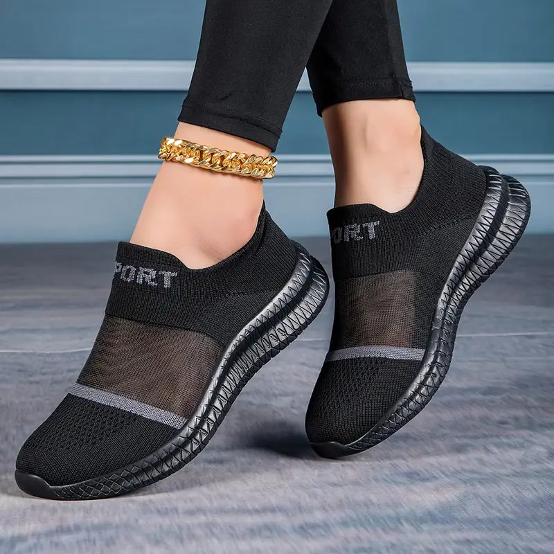 ComfortStep™ Women's Breathable Summer Slip-On Sneakers, Orthopedic Lightweight Walking Shoes