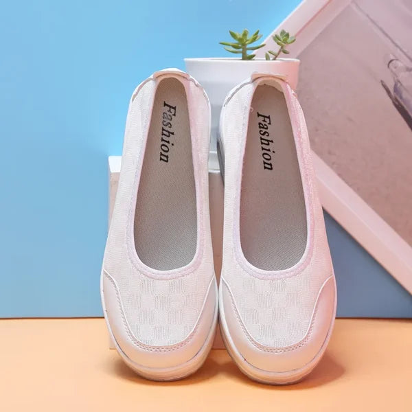 🌸🎉 Trendy Must-Have! Only a Few Left! ✨🥿💫Women's Daily Comfortable Breathable Shockproof Arch Support Orthopedic Slip-on Sneakers