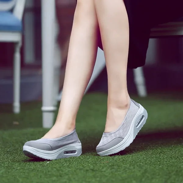 🌸🎉 Trendy Must-Have! Only a Few Left! ✨🥿💫Women's Daily Comfortable Breathable Shockproof Arch Support Orthopedic Slip-on Sneakers