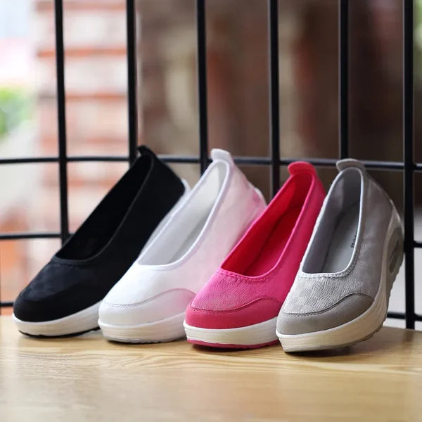 🌸🎉 Trendy Must-Have! Only a Few Left! ✨🥿💫Women's Daily Comfortable Breathable Shockproof Arch Support Orthopedic Slip-on Sneakers