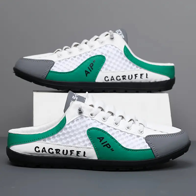 Men's Orthopedic Soft-Soled Casual Half Slippers – Trendy Summer Sneakers for Comfort & Support.