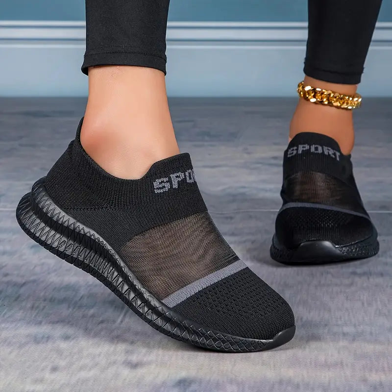 ComfortStep™ Women's Breathable Summer Slip-On Sneakers, Orthopedic Lightweight Walking Shoes