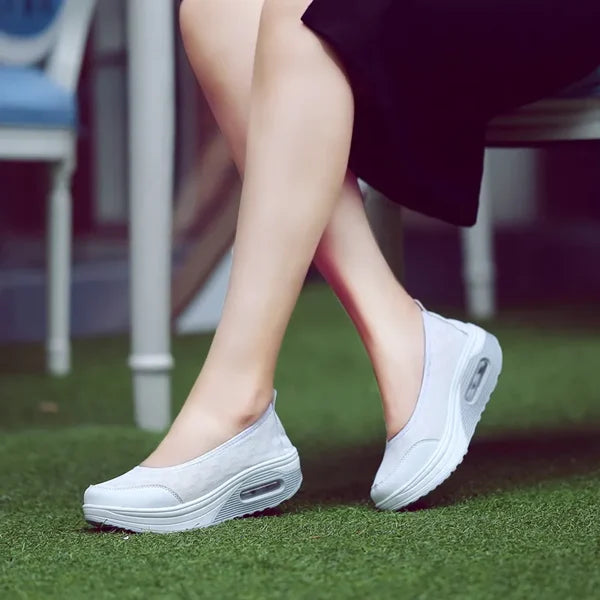 🌸🎉 Trendy Must-Have! Only a Few Left! ✨🥿💫Women's Daily Comfortable Breathable Shockproof Arch Support Orthopedic Slip-on Sneakers