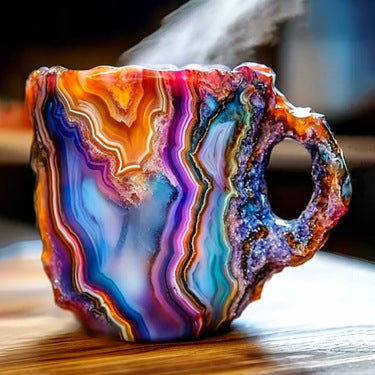 🎁 Last day 50% OFF -2024 New Mineral Crystal Coffee Mugs