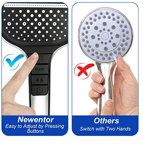 (🔥Last Day Promotion- SAVE 48% OFF)8-speed Oversized Panel Pressurized Shower Head