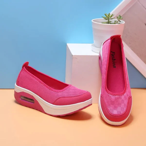 🌸🎉 Trendy Must-Have! Only a Few Left! ✨🥿💫Women's Daily Comfortable Breathable Shockproof Arch Support Orthopedic Slip-on Sneakers