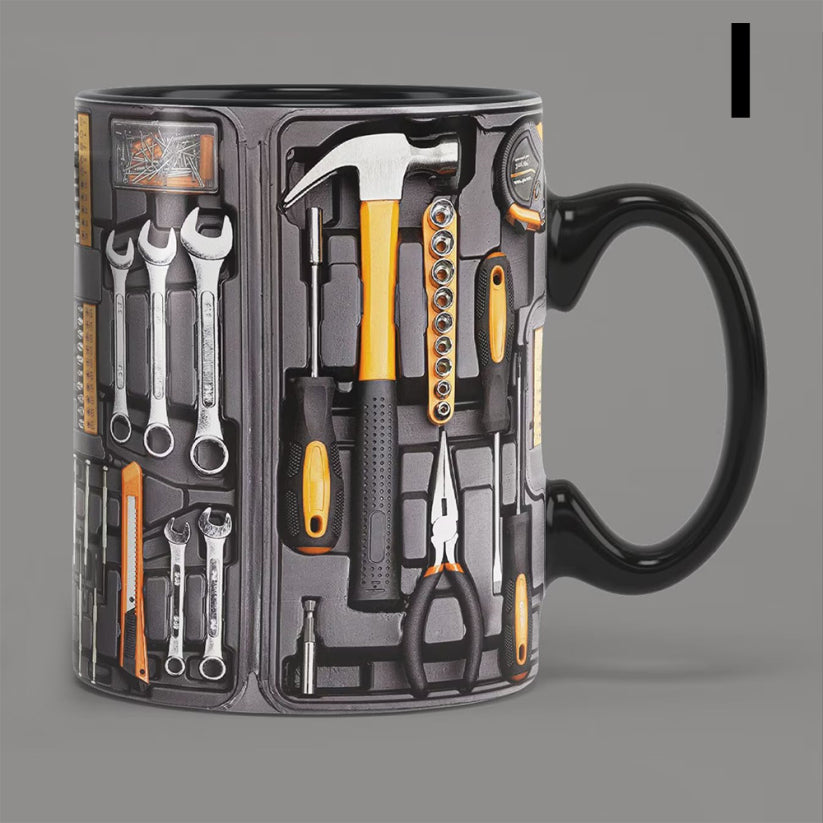 Unique 3D Mechanic Toolbox Set Coffee Mug