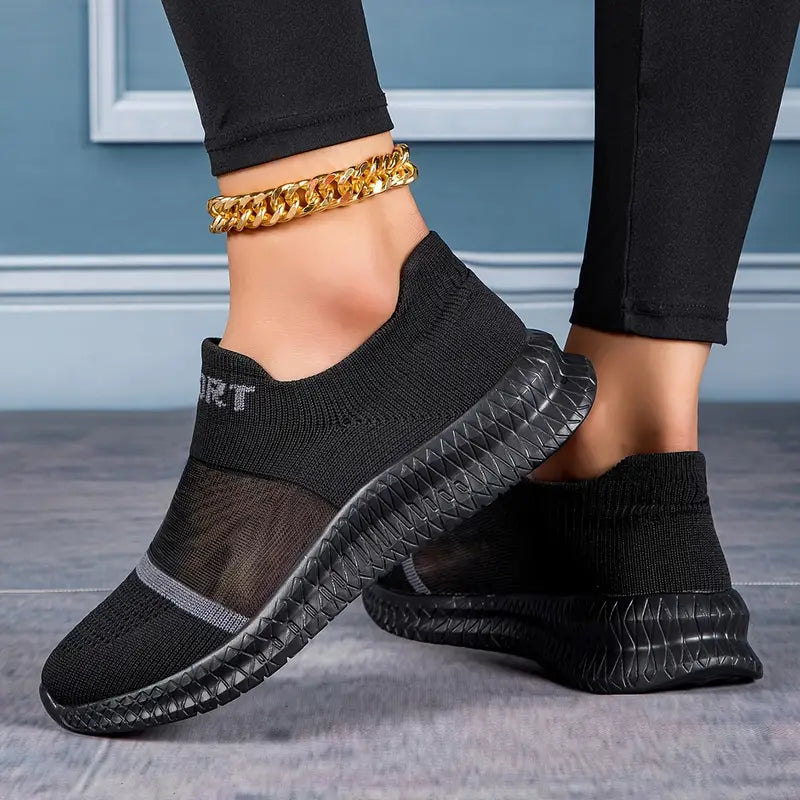 ComfortStep™ Women's Breathable Summer Slip-On Sneakers, Orthopedic Lightweight Walking Shoes