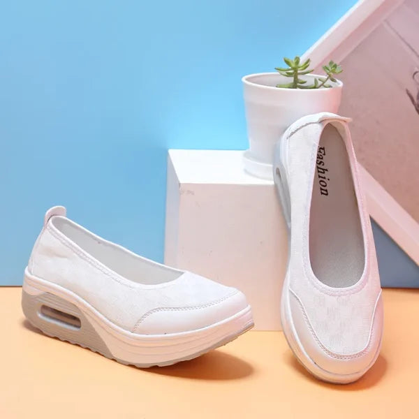 🌸🎉 Trendy Must-Have! Only a Few Left! ✨🥿💫Women's Daily Comfortable Breathable Shockproof Arch Support Orthopedic Slip-on Sneakers