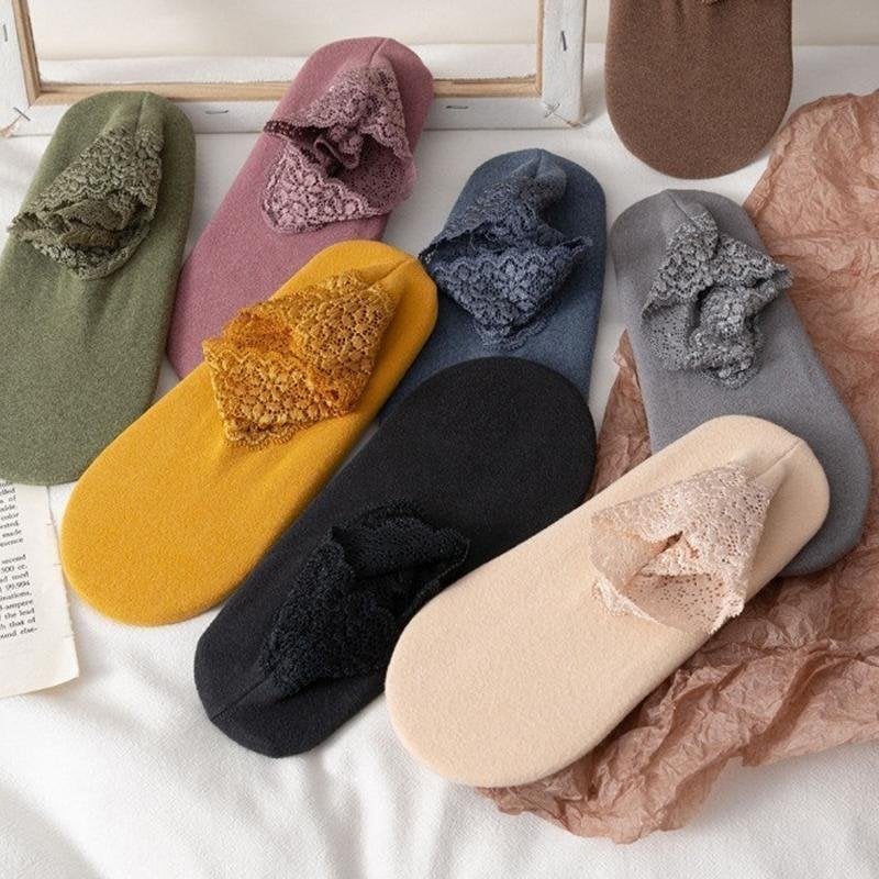 🔥 Autumn and Winter New Fashion Lace Warmer Socks(One size fit all)