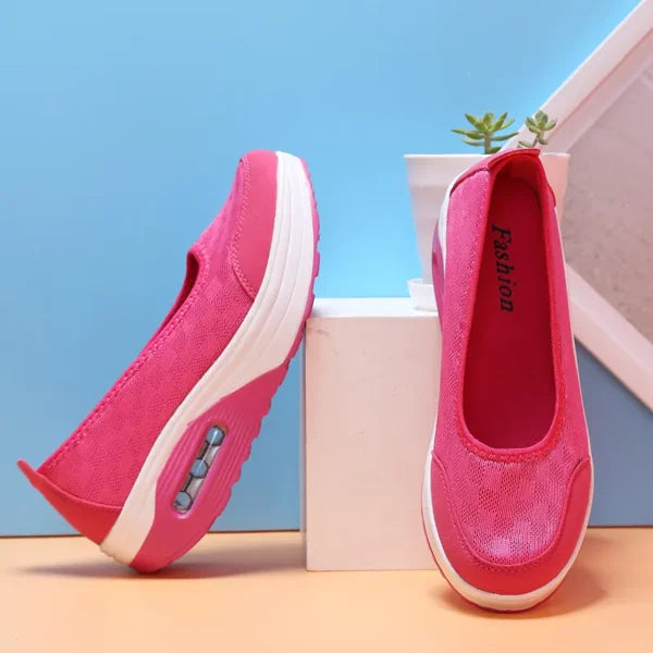 🌸🎉 Trendy Must-Have! Only a Few Left! ✨🥿💫Women's Daily Comfortable Breathable Shockproof Arch Support Orthopedic Slip-on Sneakers