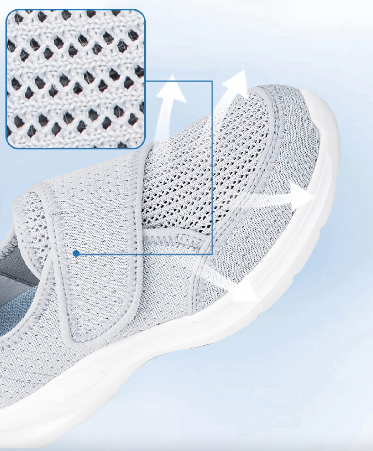 HealthyFit™ Adjustable Ultra Soft Comfortable Wide Diabetic Orthopedic Walking Shoes