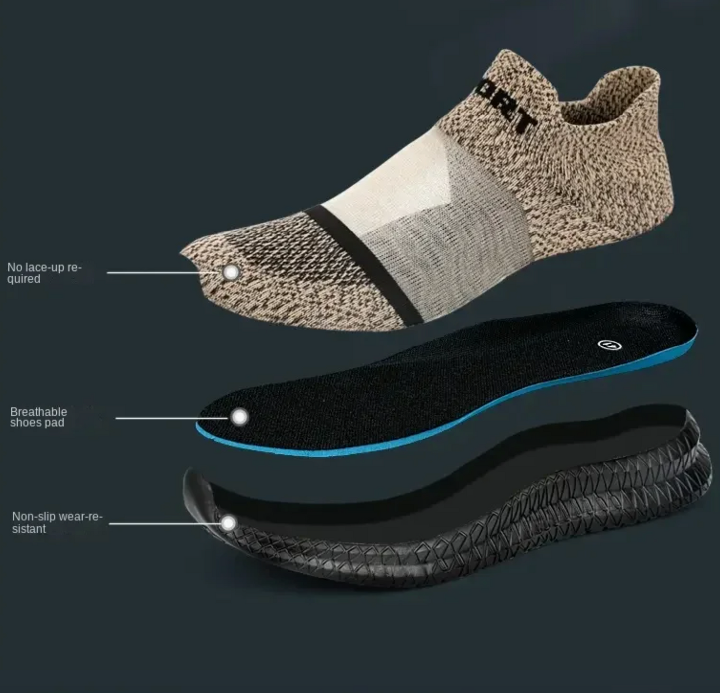 ComfortStep™ Women's Breathable Summer Slip-On Sneakers, Orthopedic Lightweight Walking Shoes