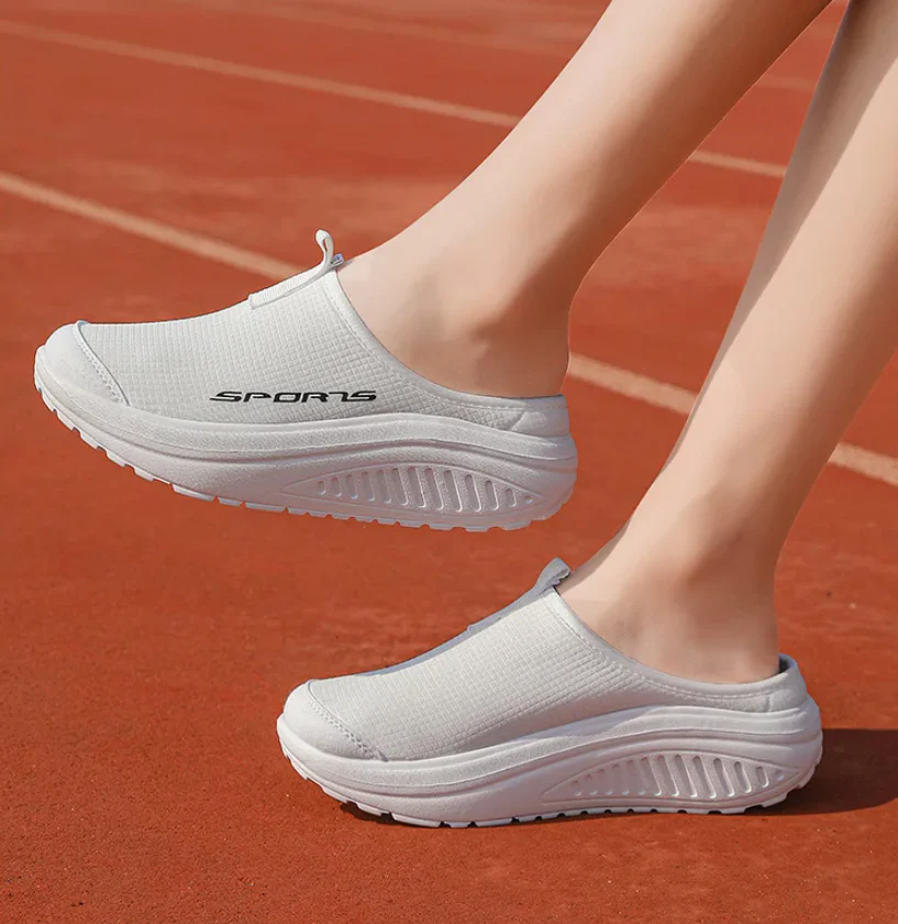 ❤️Summer Promotion 45% Off❤️ Breathable Non-Slip Mule Sneakers for Women – Lightweight Comfort with Arch Support