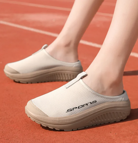 ❤️Summer Promotion 45% Off❤️ Breathable Non-Slip Mule Sneakers for Women – Lightweight Comfort with Arch Support