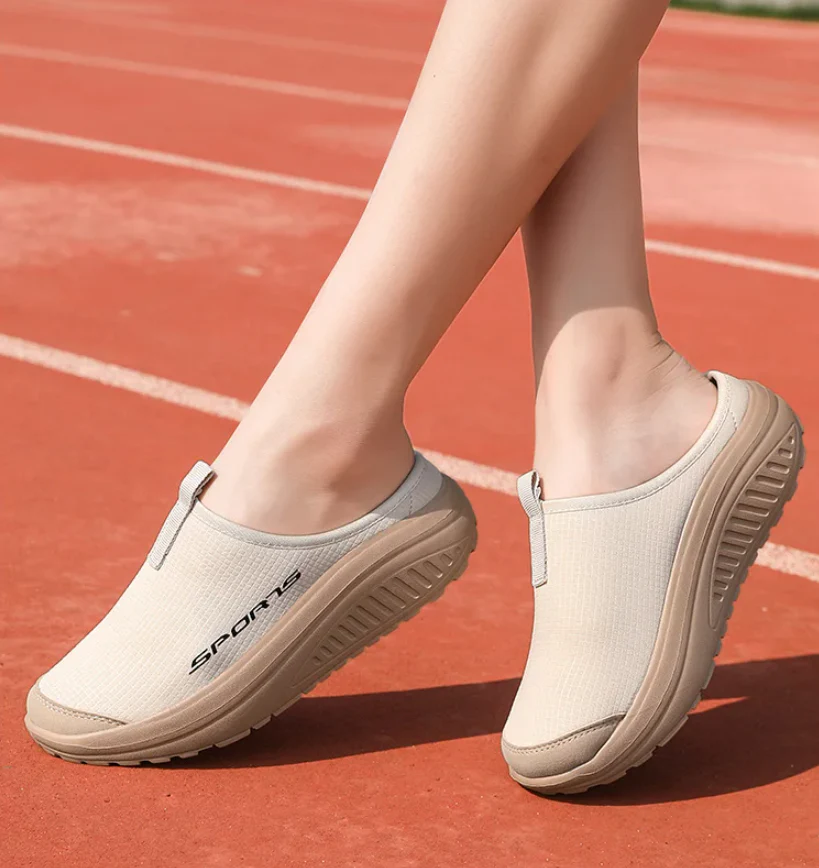 ❤️Summer Promotion 45% Off❤️ Breathable Non-Slip Mule Sneakers for Women – Lightweight Comfort with Arch Support