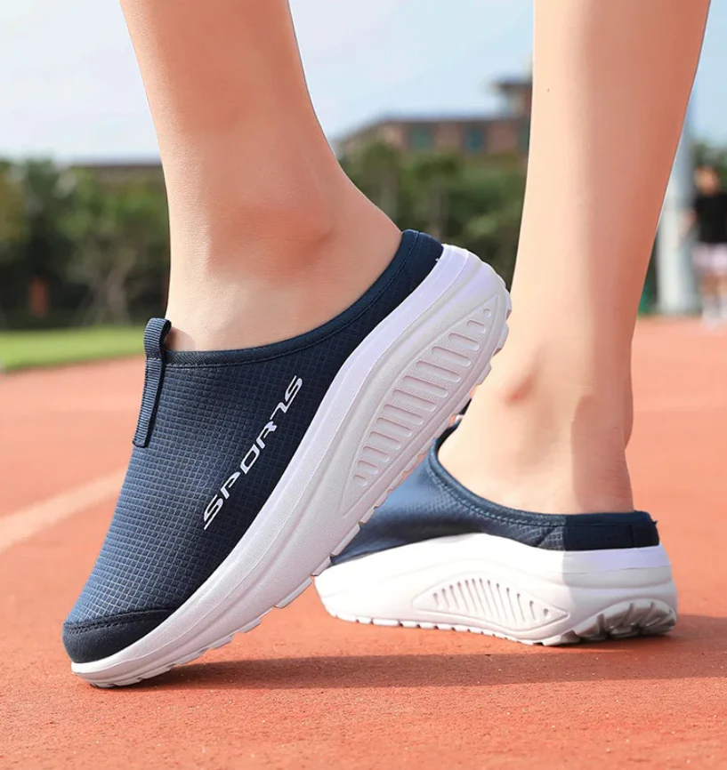 ❤️Summer Promotion 45% Off❤️ Breathable Non-Slip Mule Sneakers for Women – Lightweight Comfort with Arch Support