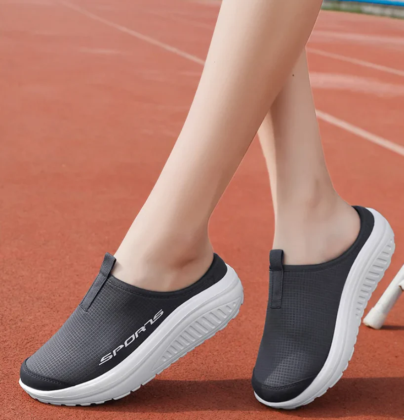 ❤️Summer Promotion 45% Off❤️ Breathable Non-Slip Mule Sneakers for Women – Lightweight Comfort with Arch Support