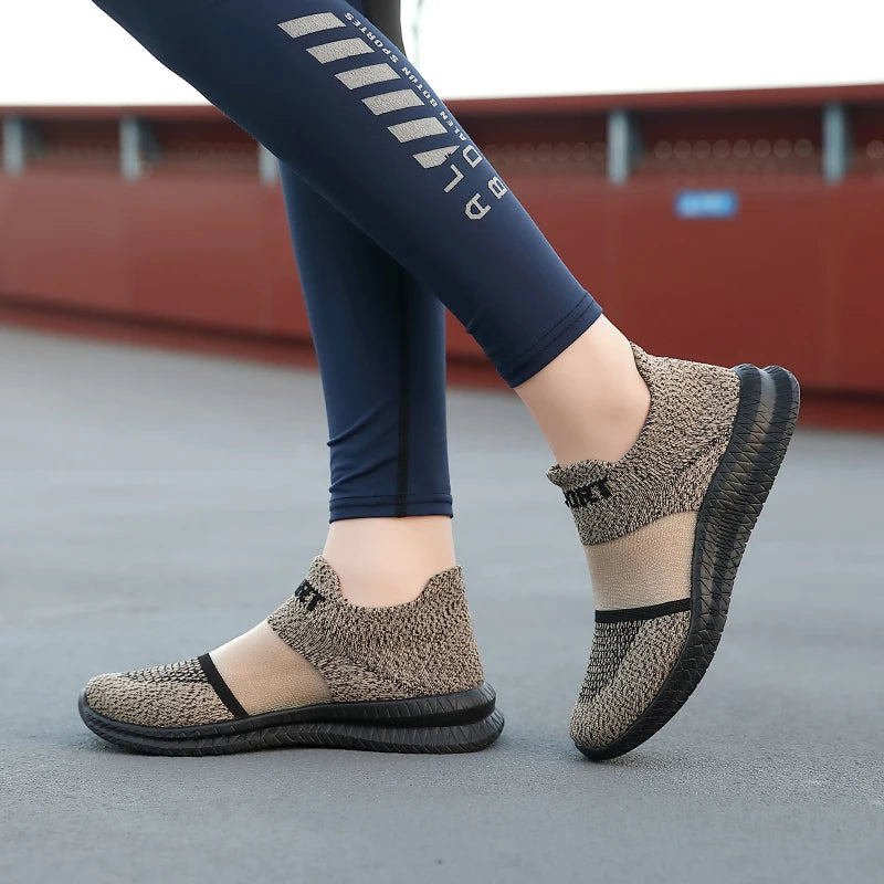 ComfortStep™ Women's Breathable Summer Slip-On Sneakers, Orthopedic Lightweight Walking Shoes