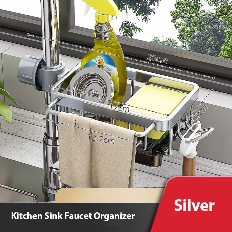 🔥 Last Day Sale Off 49% ⏰ - Kitchen Sink Faucet Organizer 🎉