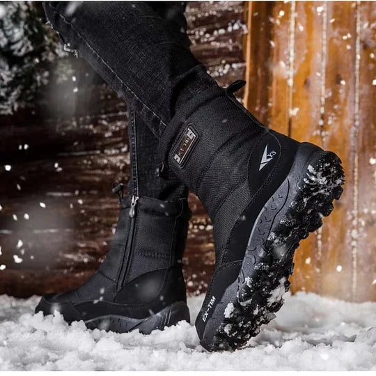 (⏰Limited Time Discount 50% off) Men's Orthopedic Ankle Support Snow Boots Waterproof Warm&Light Hiking Boots