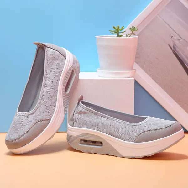 🌸🎉 Trendy Must-Have! Only a Few Left! ✨🥿💫Women's Daily Comfortable Breathable Shockproof Arch Support Orthopedic Slip-on Sneakers