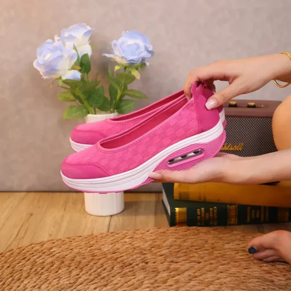 🌸🎉 Trendy Must-Have! Only a Few Left! ✨🥿💫Women's Daily Comfortable Breathable Shockproof Arch Support Orthopedic Slip-on Sneakers