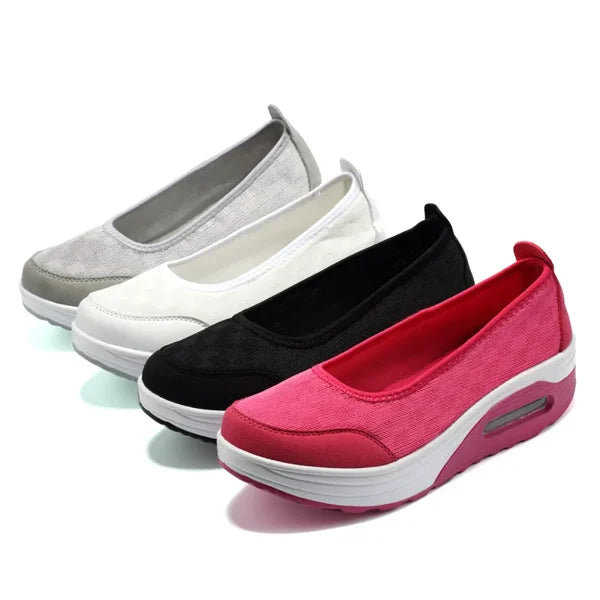 🌸🎉 Trendy Must-Have! Only a Few Left! ✨🥿💫Women's Daily Comfortable Breathable Shockproof Arch Support Orthopedic Slip-on Sneakers