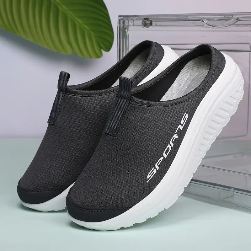❤️Summer Promotion 45% Off❤️ Breathable Non-Slip Mule Sneakers for Women – Lightweight Comfort with Arch Support