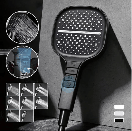 (🔥Last Day Promotion- SAVE 48% OFF)8-speed Oversized Panel Pressurized Shower Head