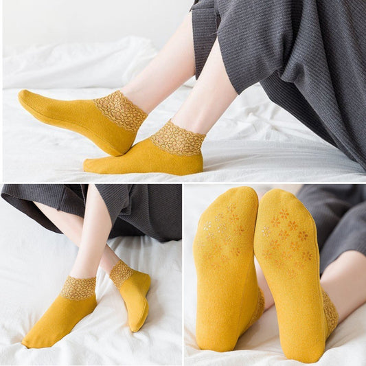 🔥 Autumn and Winter New Fashion Lace Warmer Socks(One size fit all)