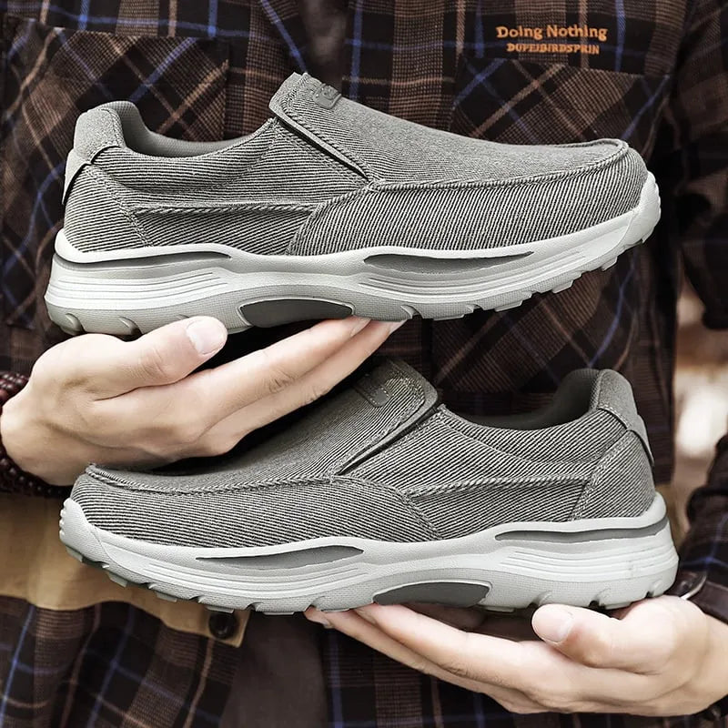 Orthopedic Casual Walking Shoes for Men - Comfortable Breathable with Arch Support, Shock Absorption, and Anti-slip Features