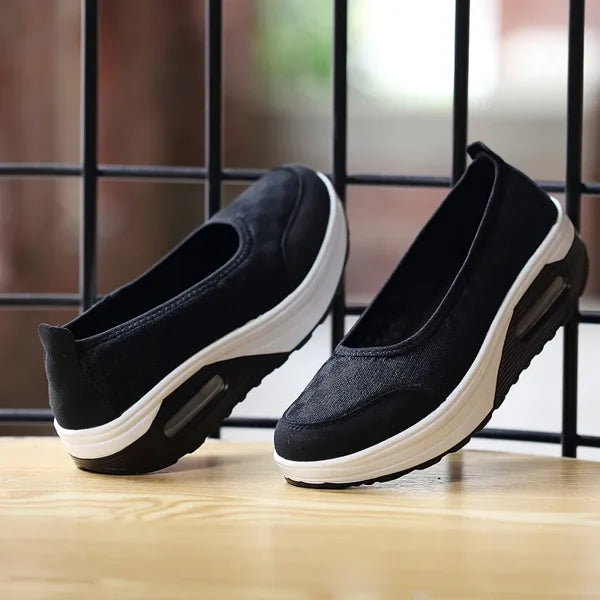 🌸🎉 Trendy Must-Have! Only a Few Left! ✨🥿💫Women's Daily Comfortable Breathable Shockproof Arch Support Orthopedic Slip-on Sneakers