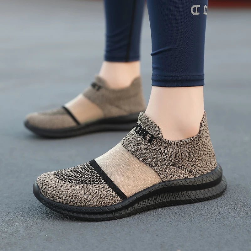 ComfortStep™ Women's Breathable Summer Slip-On Sneakers, Orthopedic Lightweight Walking Shoes