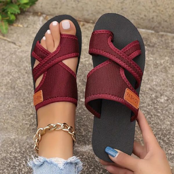 🔥Last Day Promotion 50% OFF🔥 Women's Comfortable Breathable Mesh Flip Flops