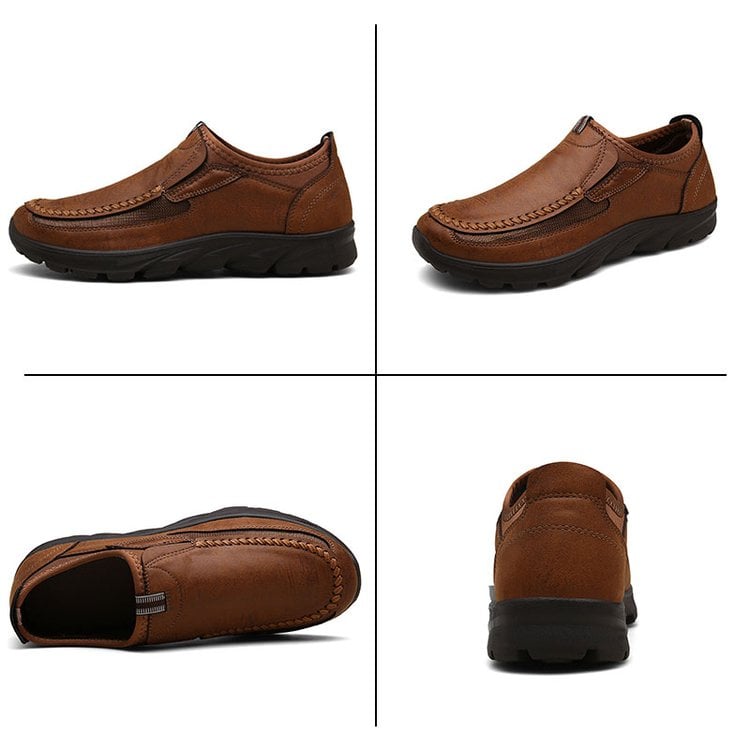 Men's Casual Breathable Loafers, Orthopedic Slip-on Shoes