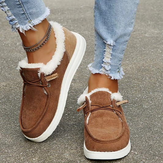 Women Winter Warm Fur Lining Ankle Boots